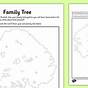 Family Tree Worksheet For Grade 3