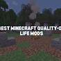 Quality Of Life Minecraft Mods