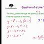 Equation Of A Line Worksheet Corbettmaths