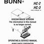 Bunn Imix 3 Parts Manual