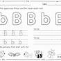 Kindergarten Alphabet Tracing Worksheet