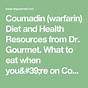 Foods Warfarin Diet Sheet