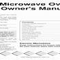 Owners Manual Frigidaire Microwave