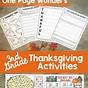 Thanksgiving Activities 3rd Grade