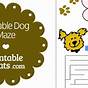 Dog Maze Worksheet