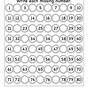 Fill In The Missing Numbers Worksheets