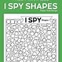 I Spy Worksheets For Kindergarten