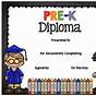 Pre K Diploma Printable