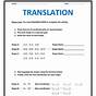 Translation Practice Worksheet Pdf