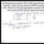 Equilibrium Constant Worksheets With Answers