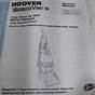 Hoover Steamvac Manual For F5914-901 Model
