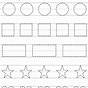 Trace Shapes Worksheets