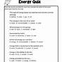 Energy Worksheets For 5th Grade