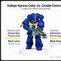 Vallejo Xpress Color Chart