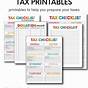 Printable Tax Preparation Checklist Pdf