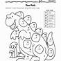 Coloring Addition Worksheet For First Grade