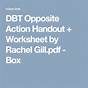 Opposite Action Worksheets