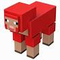Red Sheep Minecraft
