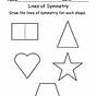 Lines Of Symmetry Pictures Worksheets