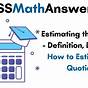 What Is The Estimated Quotient