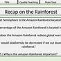 Human Impact On The Amazon Jungle Worksheet Answer Key