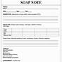 Free Printable Soap Note Templates