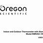 Oregon Scientific Thermometer Rmr202a User Manual