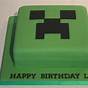 Minecraft Creeper Cake Template