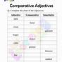 Comparative Adjectives Worksheet 1st Grade