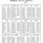 Read The Bible In A Year Schedule Printable