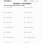 Free Linear Equations Worksheets With Answers