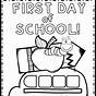 First Day Of Prek Coloring Sheet