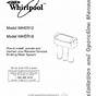 Whirlpool Wheerf Manual