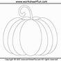 Pumpkin Tracing Worksheets