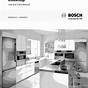 Bosch Nit8066uc 01 Cooktop Owner's Manual Charts