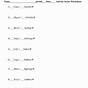 The Activity Series Worksheet Answers