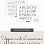 Printable Lower Case And Upper Case Alphabet