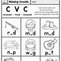 Cvc First Grade Worksheet