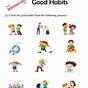 Develop Good Habits Worksheets