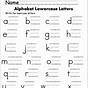 Free Printable Lowercase Letters