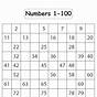 Printable Fill In Number Chart 1-100