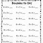 Double Facts Worksheet