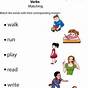 Verb Worksheets For Kindergarten