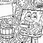 Spongebob Printable Coloring Page