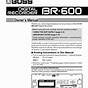 Boss Br 1600 Manual