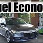 Fuel Economy Of Honda Accord