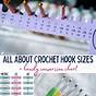 Chart Of Crochet Hook Sizes