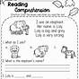 Fall Reading Comprehension Worksheet