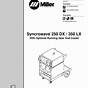 Miller Syncrowave 250 Manual