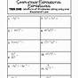 Exponent Laws Grade 10 Worksheet
